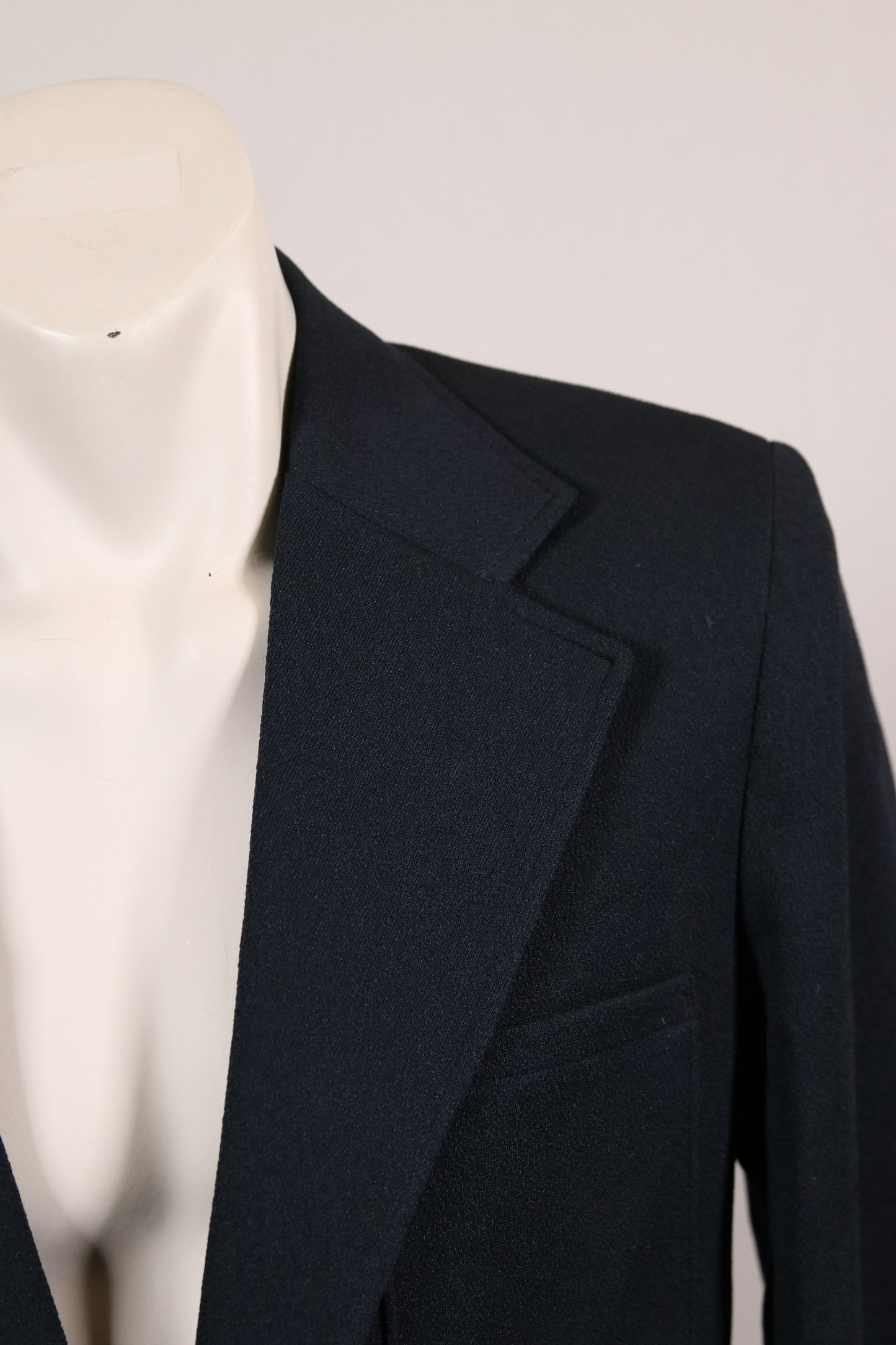 70s navy blue blazer