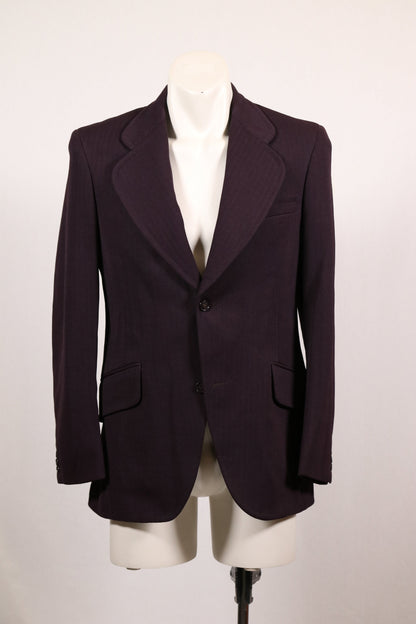 60s aubergine blazer