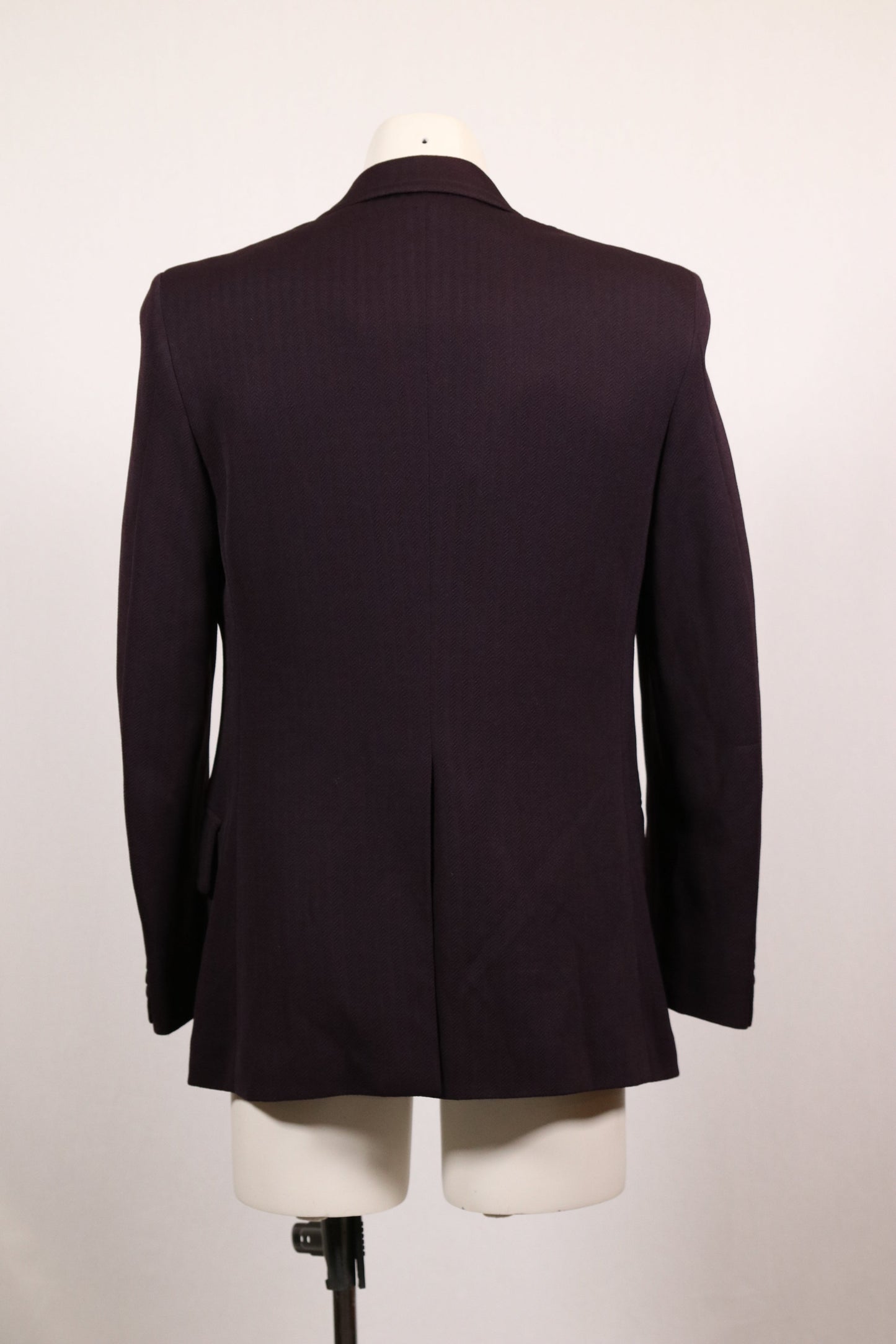 60s aubergine blazer