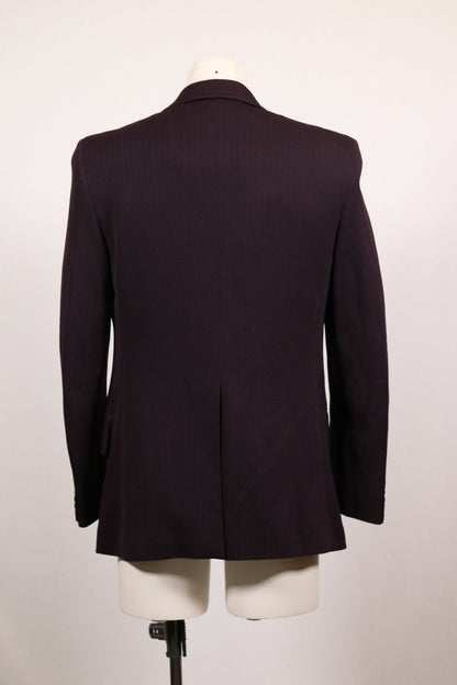 60s aubergine blazer