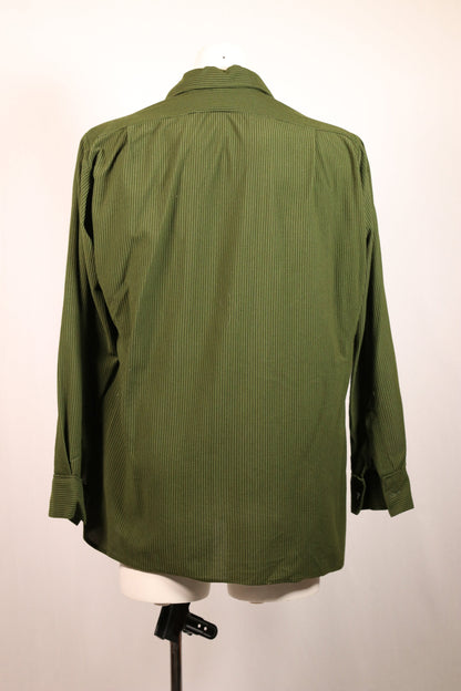 80s faux-corduroy shirt