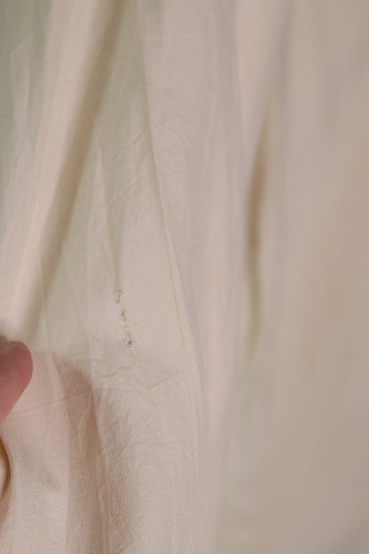 70s off-white silk shirt