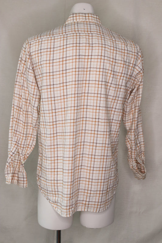 70s checker patterned shirt