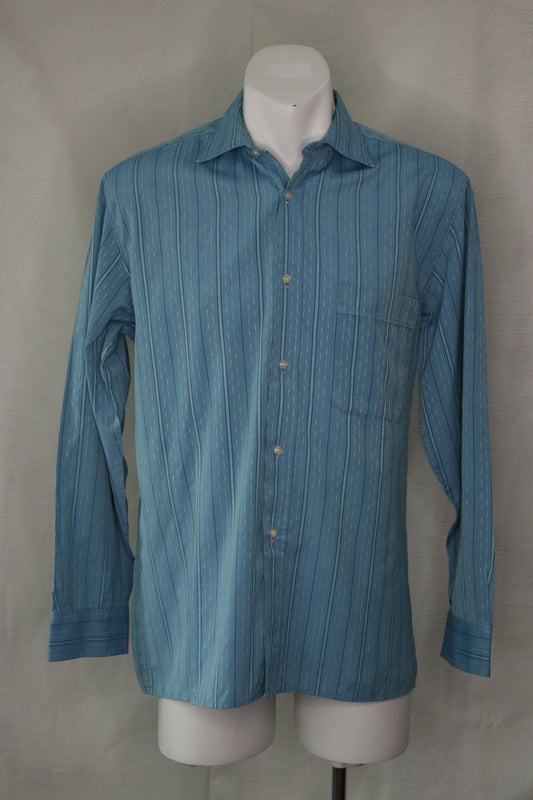 90s blue shirt