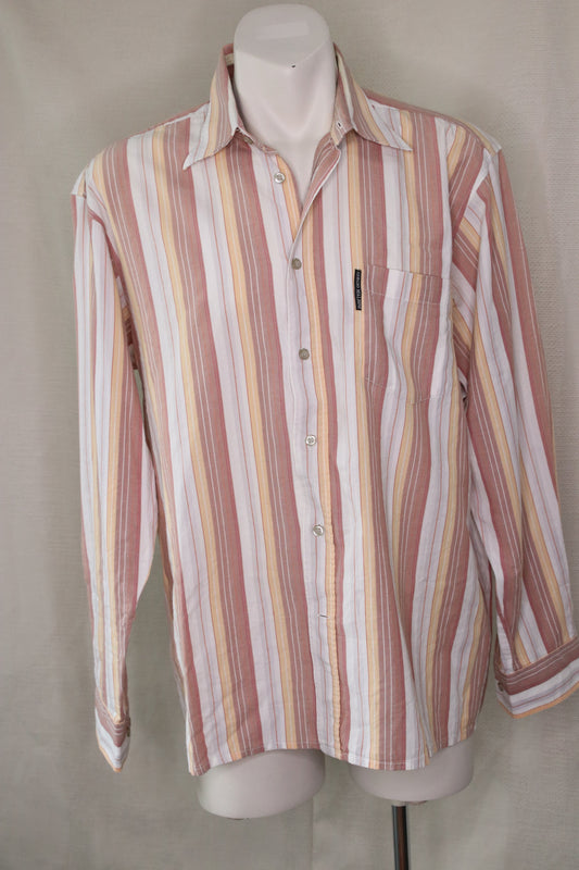 90s striped shirt