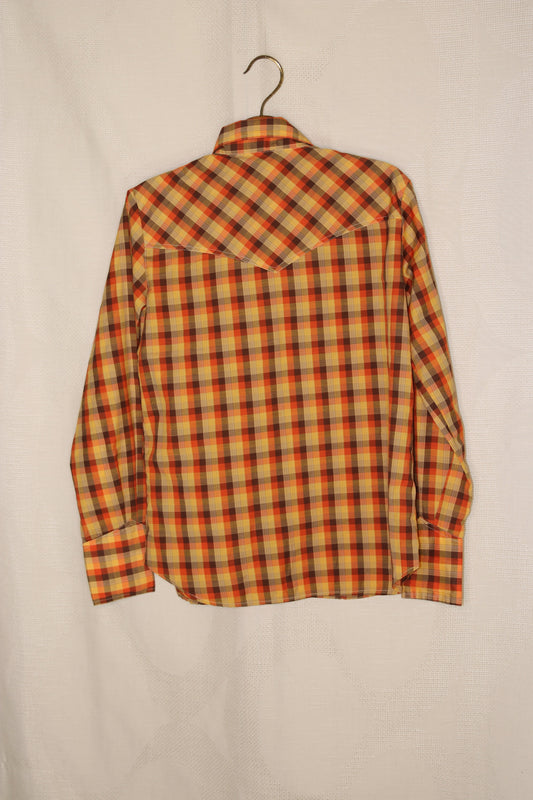 70s Western checkered shirt