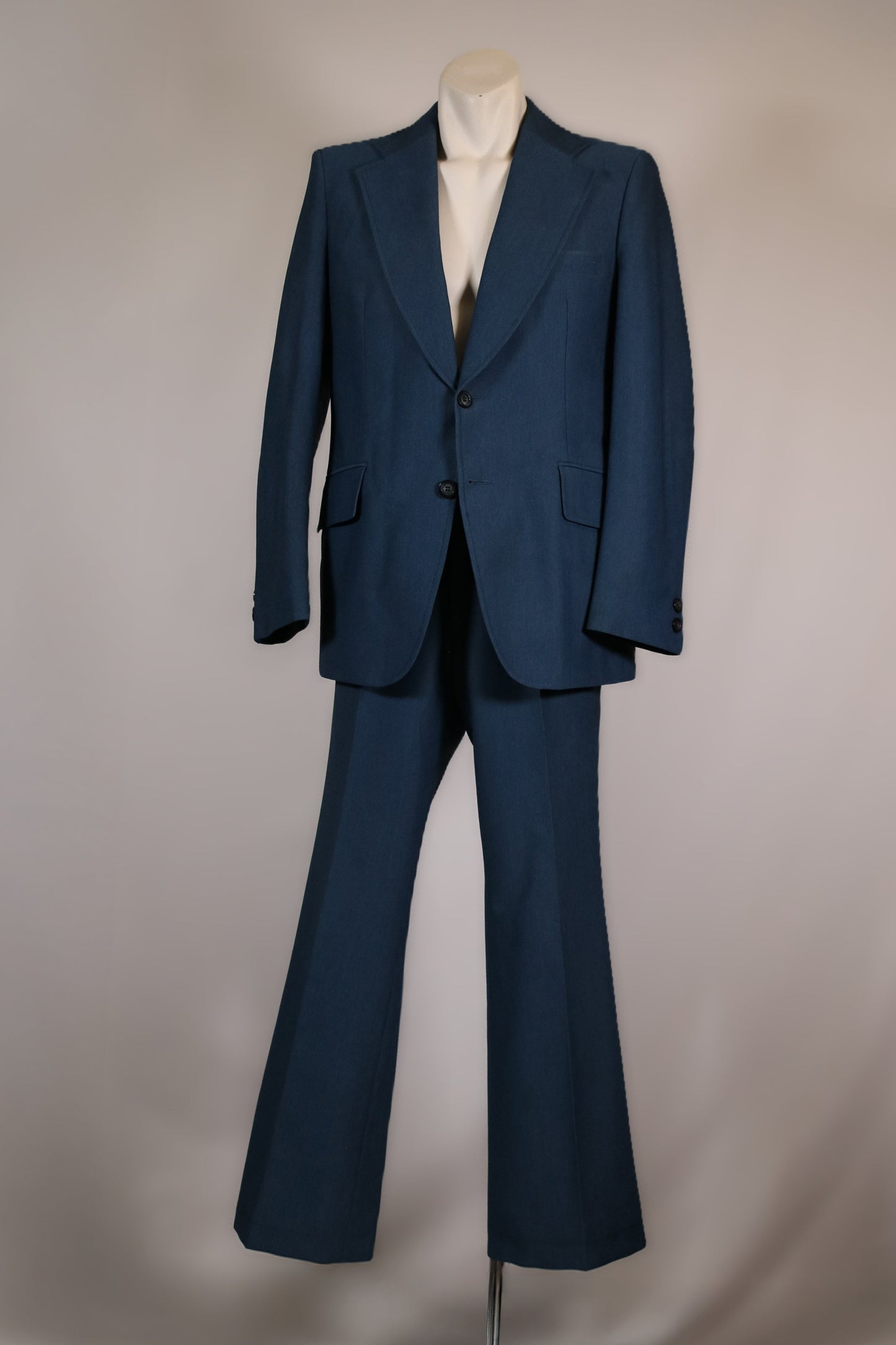 70s blue suit