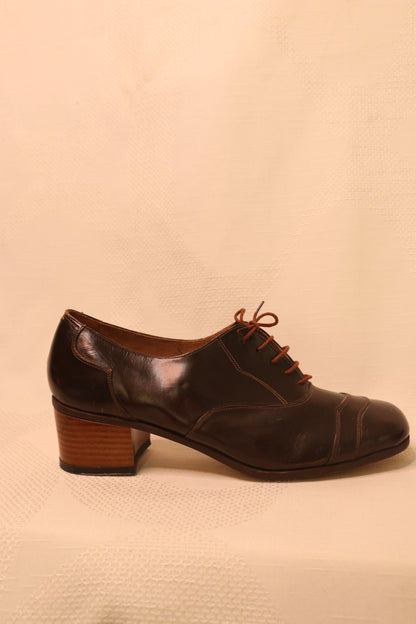 RARE Brown Heeled Men's Shoes