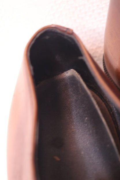Brown penny loafers