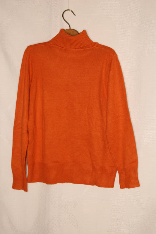 90s Orange turtleneck