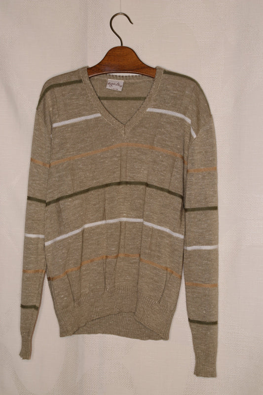 90s Grey patterned sweater
