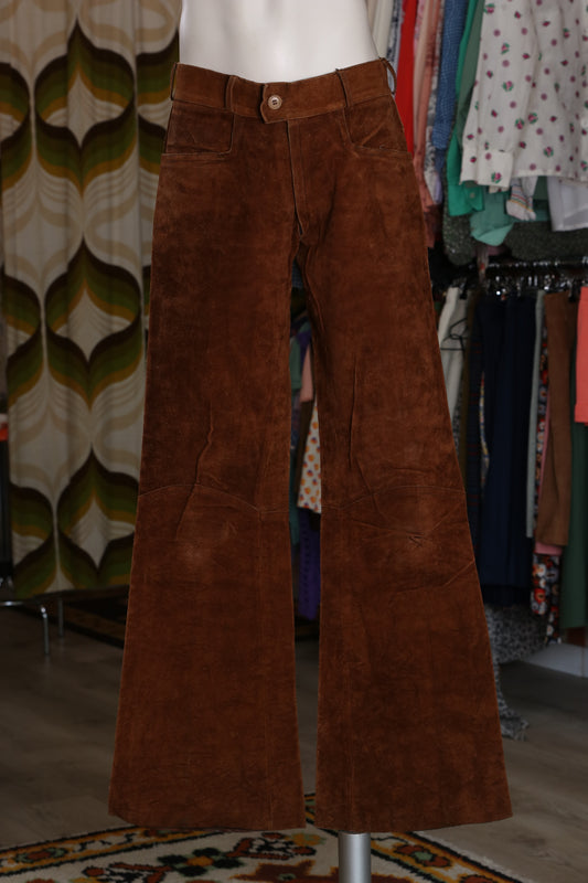 70s Rare suede trousers