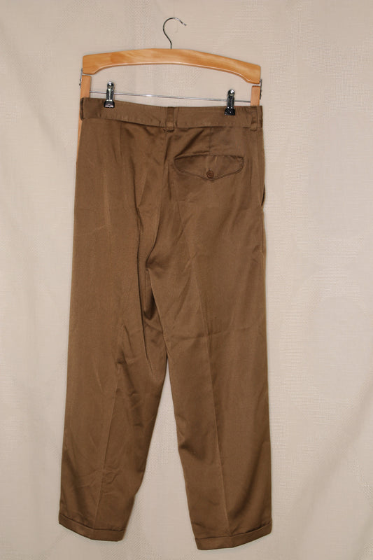 Brown smart trousers