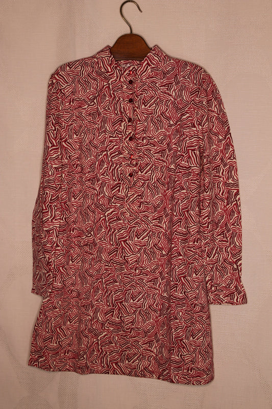 70s Funky print minidress