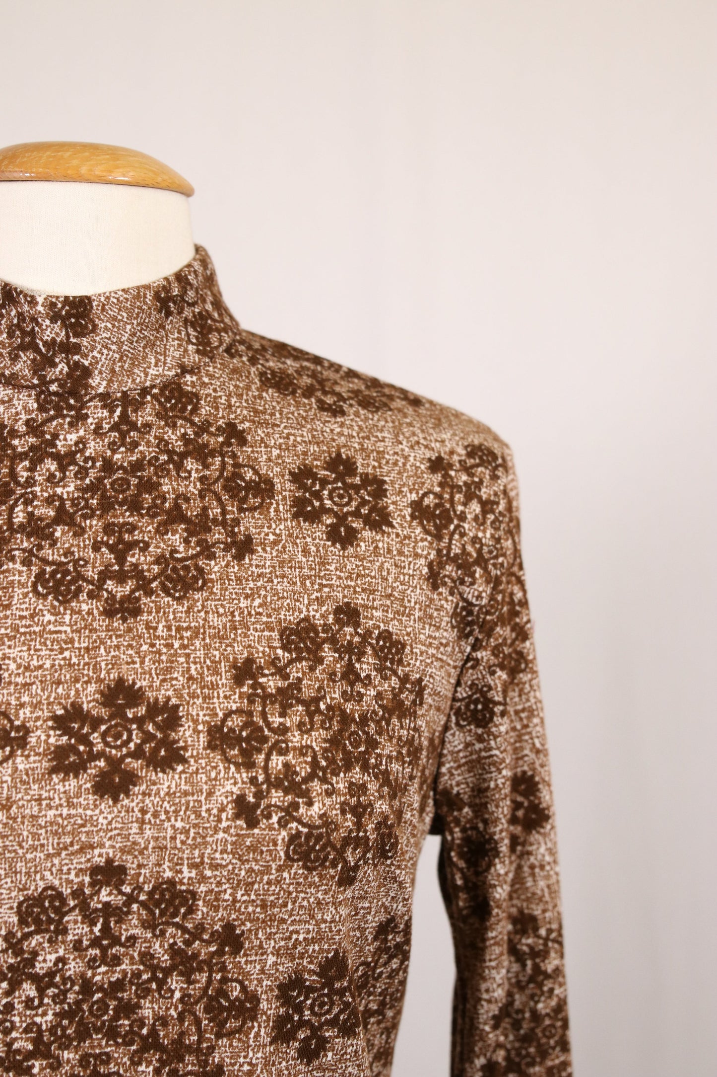 70s patterned minidress