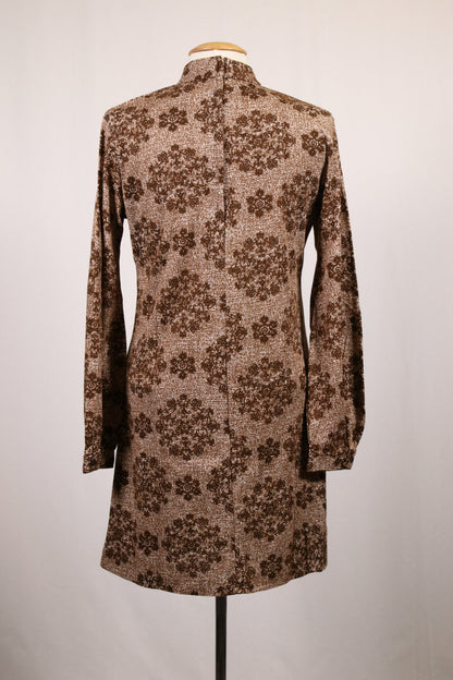 70s patterned minidress