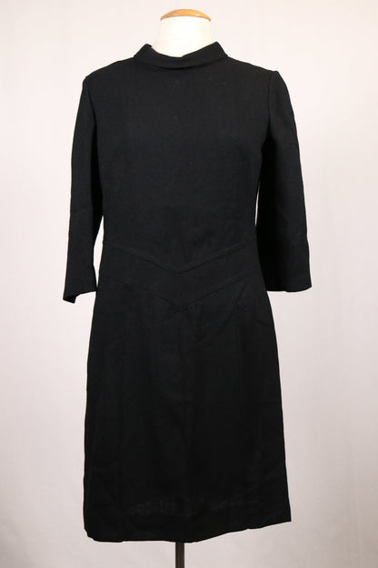 70s black dress
