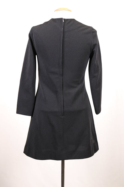60s black minidress