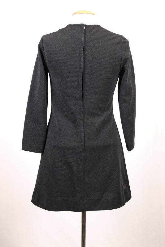 60s black minidress