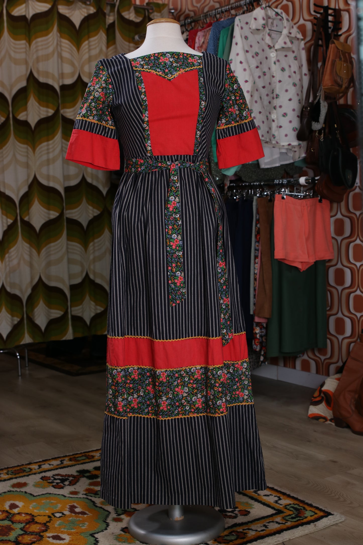 70s Bohemian Maxidress