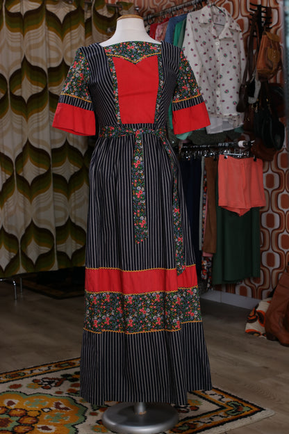 70s Bohemian Maxidress