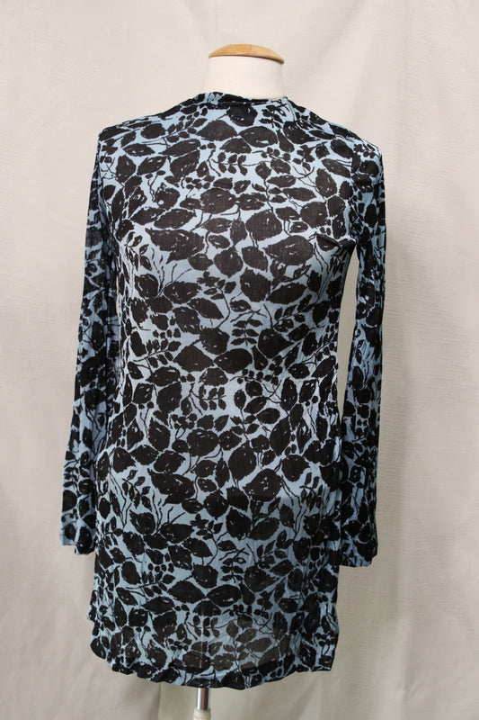 70s patterned minidress