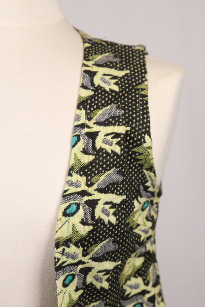 Beautiful 70s patterned vest