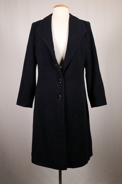 90s wool coat with multifunctional lapels