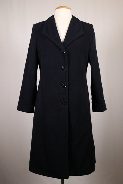 90s wool coat with multifunctional lapels