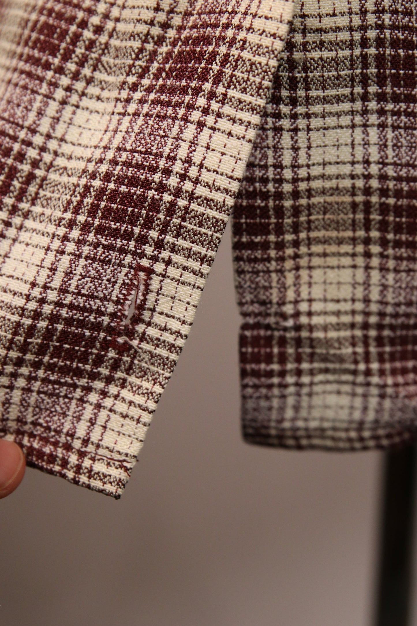80s plaid skirt