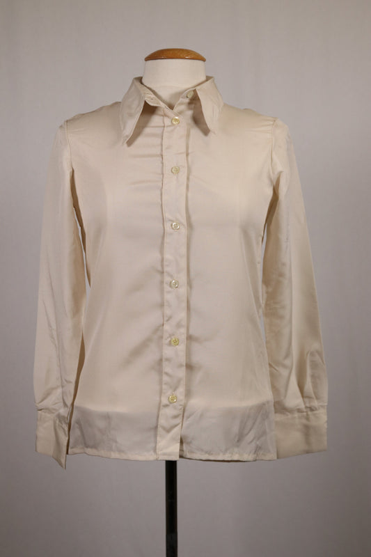 80s white blouse