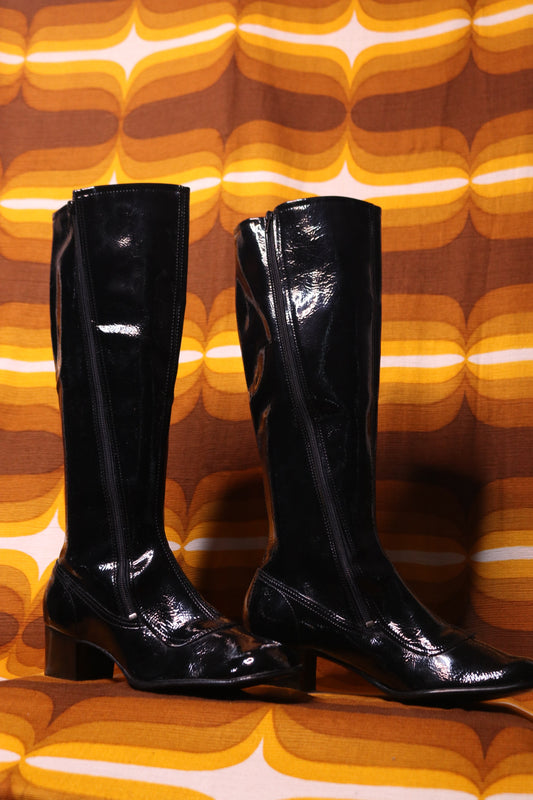 Black Go-go boots