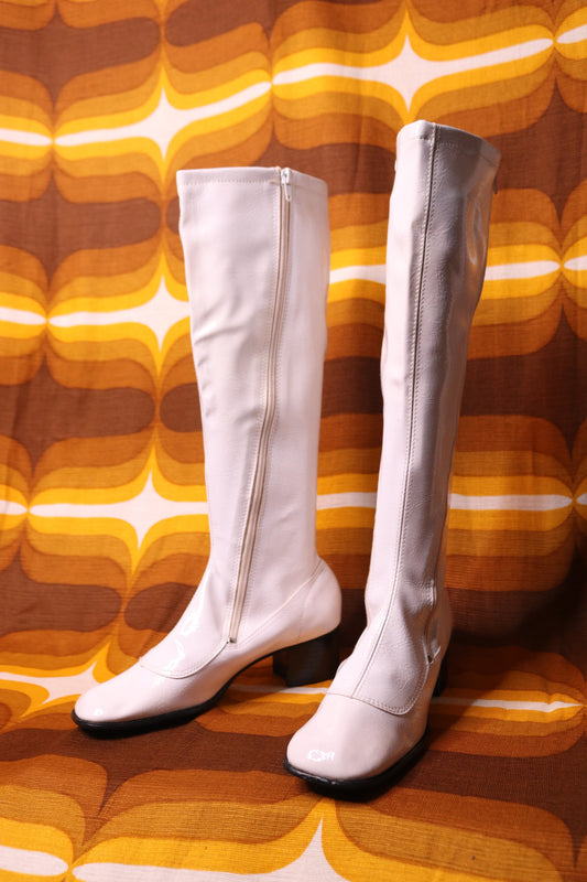 White Go-go boots
