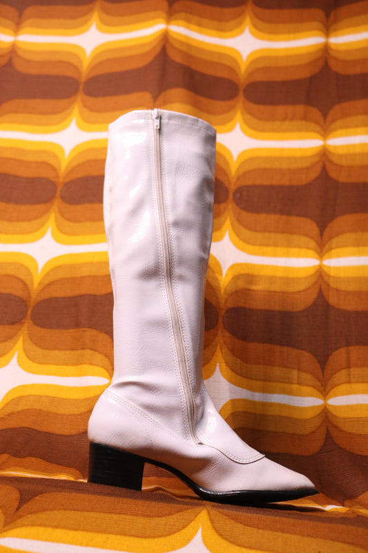 White Go-go boots