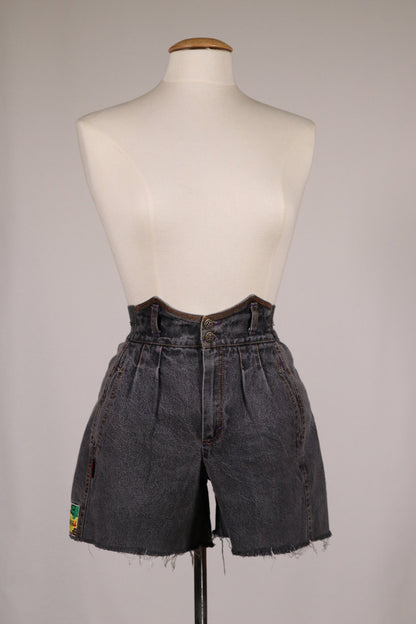 80s denim short