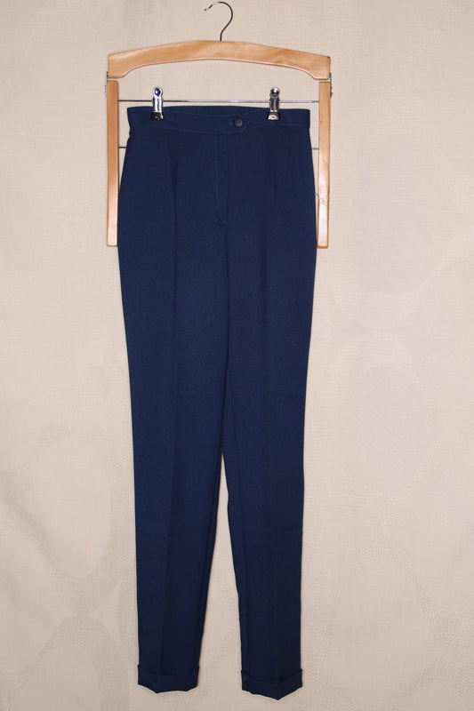 80s Cobalt blue trousers