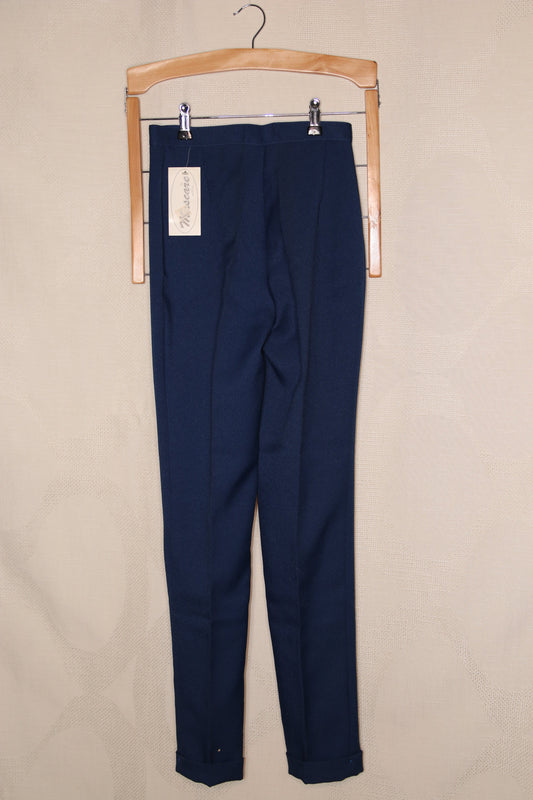 80s Cobalt blue trousers