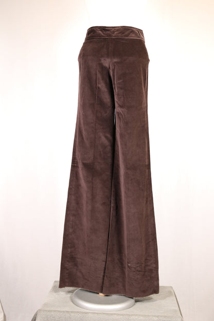 70 brown velvet flares