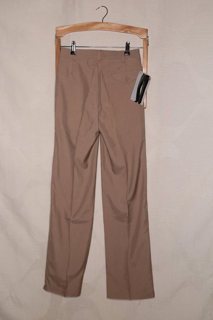 70s Deadstock Liver straight trousers