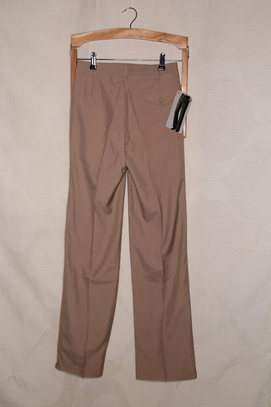70s Deadstock Liver straight trousers