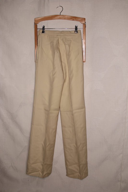 70s Cream flared trousers