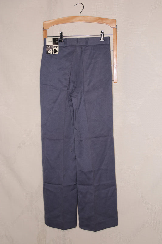 70s Deadstock blue grey flared trousers
